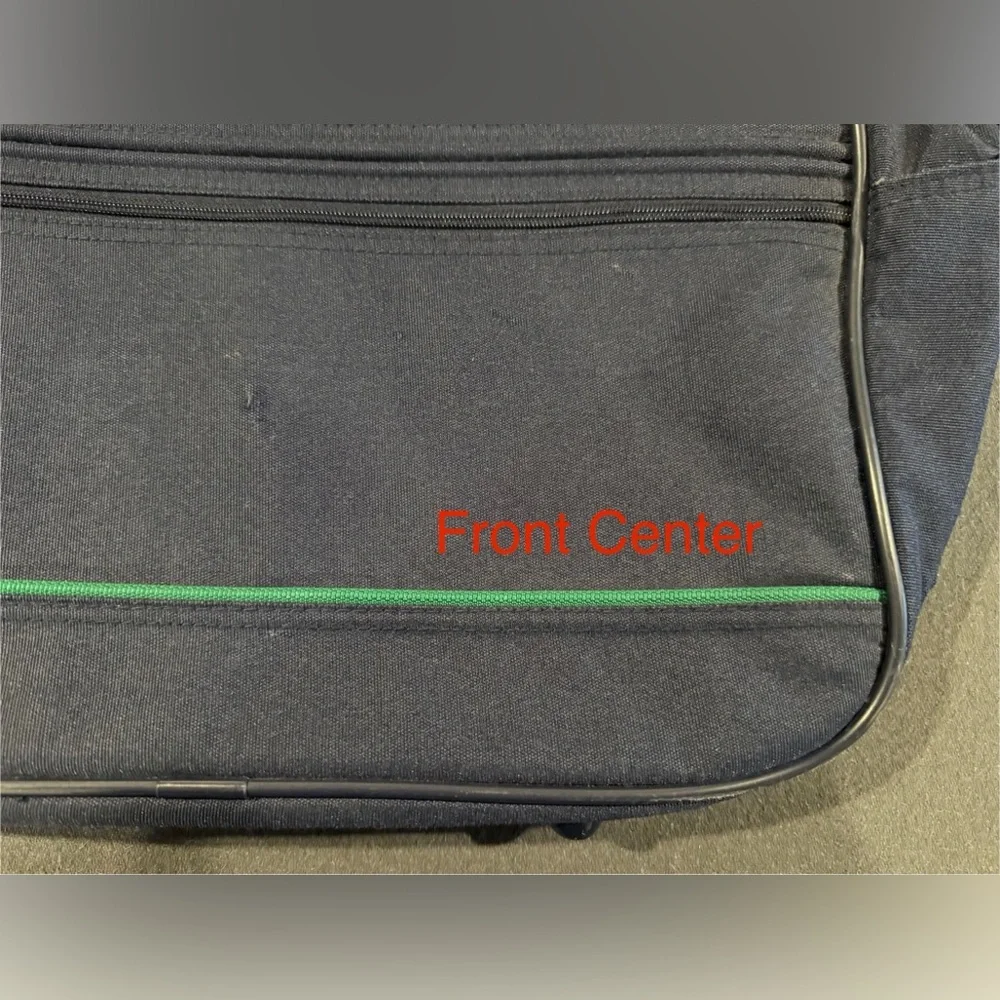 Jaguar Blue Canvas Carry-On Overnight Travel Bag